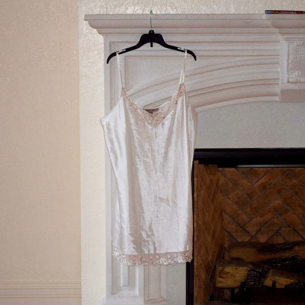Morgan Taylor Intimates Satin Chemise Slip Dress XXL